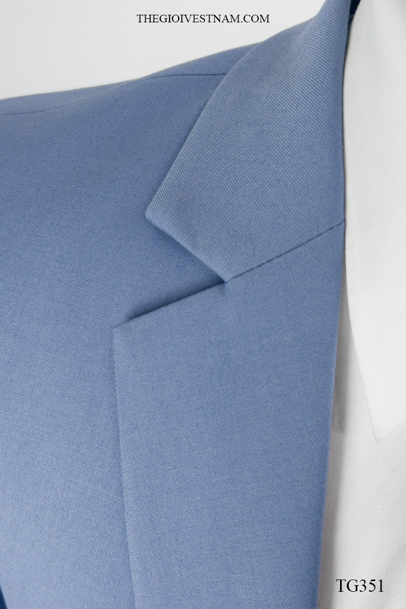 Bộ suit xanh dương nhạt một nút TG351 #2
